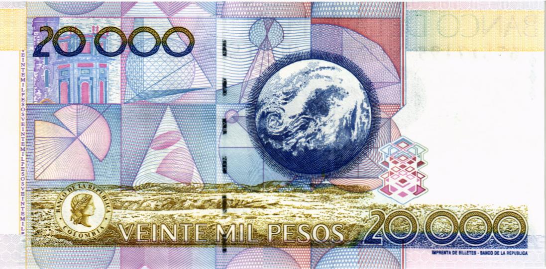 КОЛУМБИЯ 20000 ПЕСО (13.06.2003) мини 2