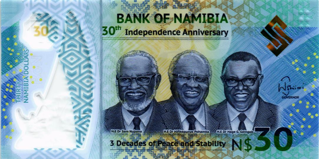 НАМИБИЯ 30 ДОЛЛАРОВ мини 1