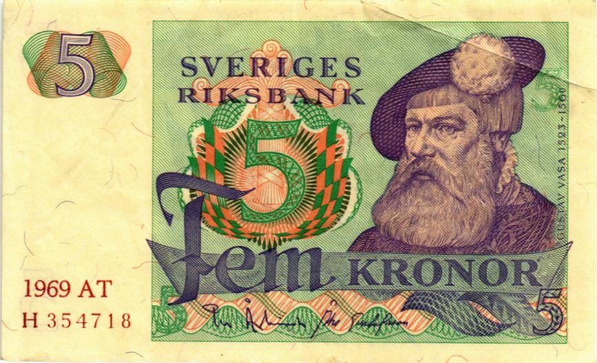 ШВЕЦИЯ 5 КРОН
