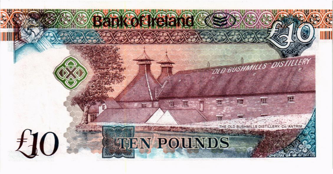 СЕВЕРНАЯ ИРЛАНДИЯ 10 ФУНТОВ (BANK OF IRELAND) мини 2