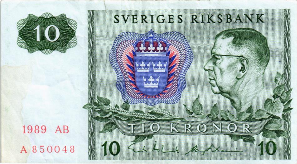 ШВЕЦИЯ 10 КРОН мини 1