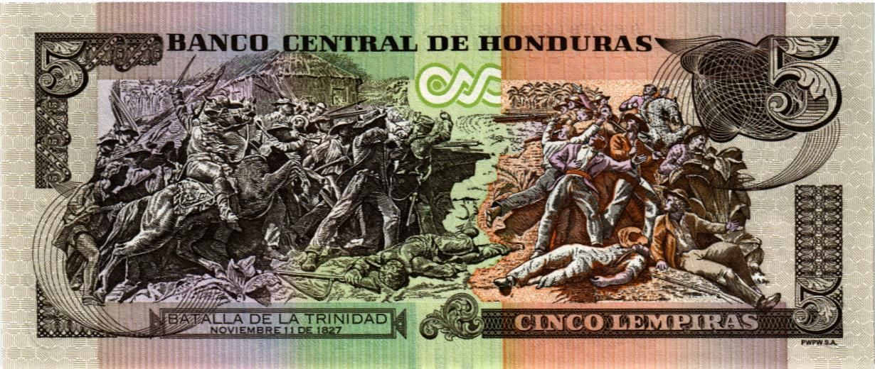 ГОНДУРАС 5 ЛЕМПИР мини 2