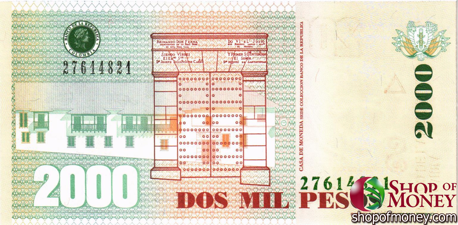 КОЛУМБИЯ 2000 ПЕСО (02.02.2006) мини 2