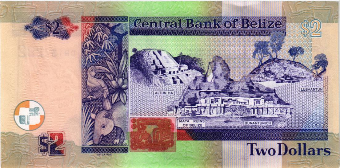 БЕЛИЗ 2 ДОЛЛАРА #DR132222 мини 2