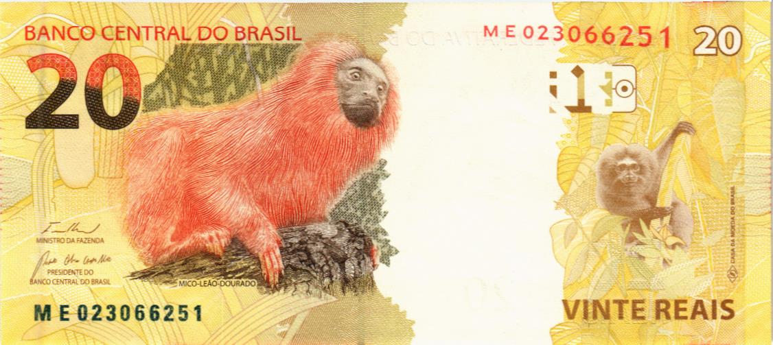 БРАЗИЛИЯ 20 РЕАЛ мини 2