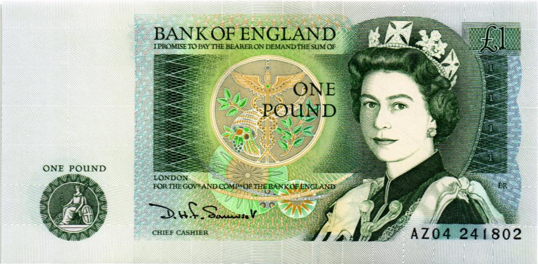 ВЕЛИКОБРИТАНИЯ/АНГЛИЯ 1 ФУНТ
