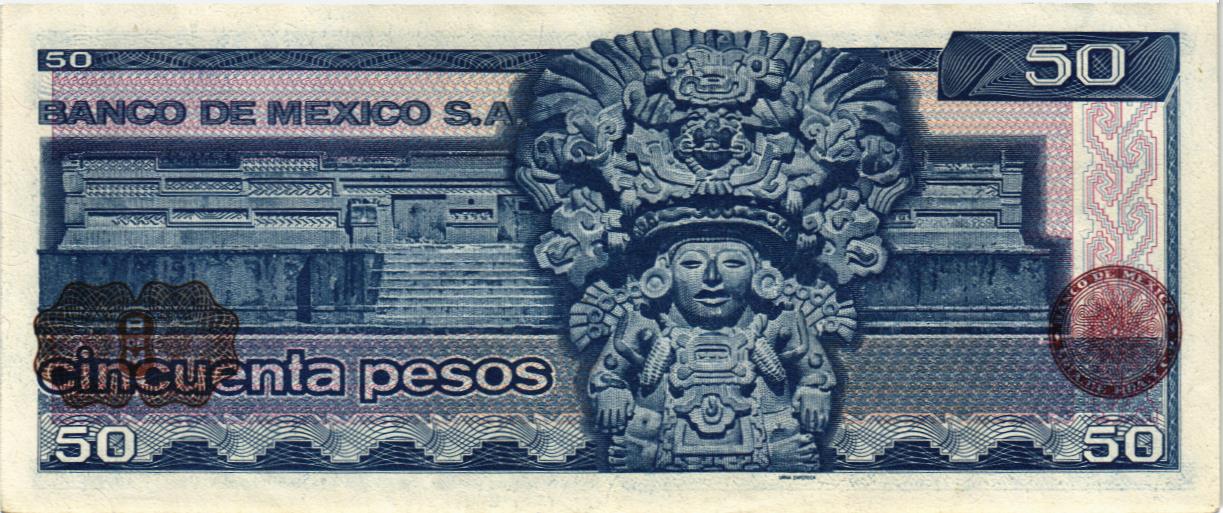 МЕКСИКА 50 ПЕСО (KC) мини 2