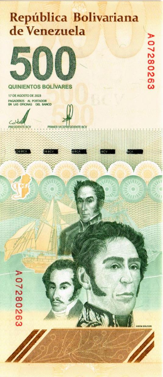 ВЕНЕСУЭЛА 500 БОЛИВАР мини 1