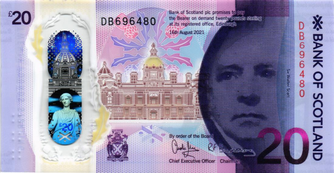 ШОТЛАНДИЯ 20 ФУНТОВ (BANK OF SCOTLAND) мини 1