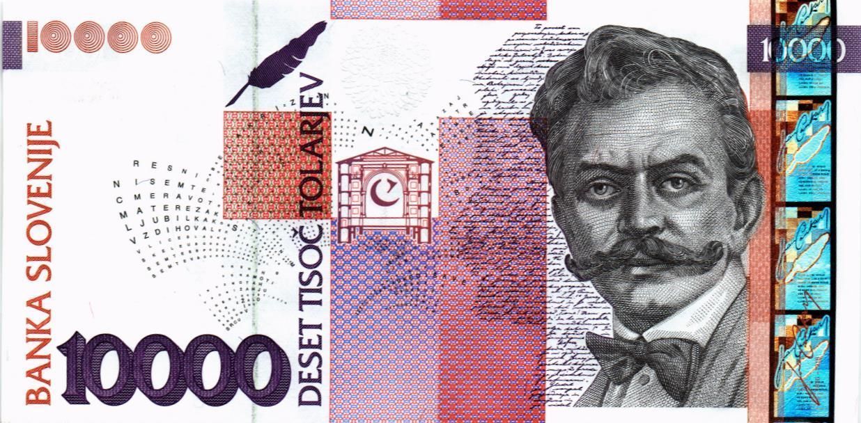 СЛОВЕНИЯ 10000 ТОЛАРОВ