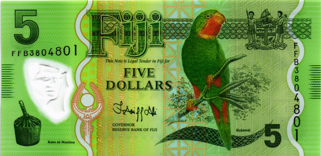 ФИДЖИ 5 ДОЛЛАРОВ мини 1