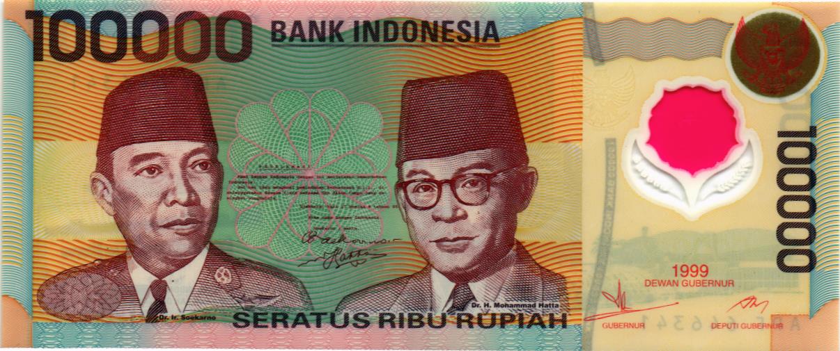ИНДОНЕЗИЯ 100000 РУПИЙ мини 1