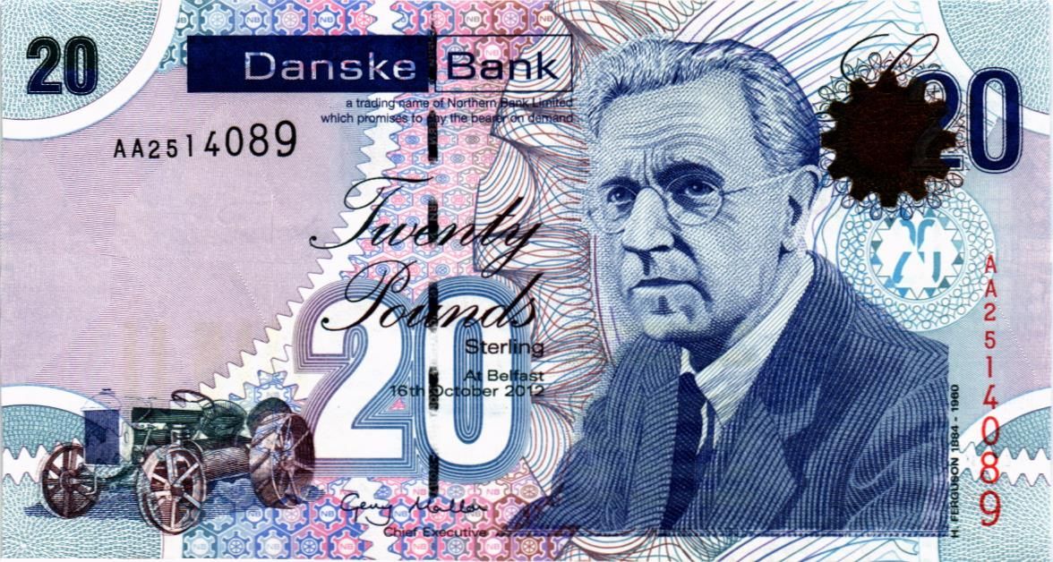 СЕВЕРНАЯ ИРЛАНДИЯ 20 ФУНТОВ