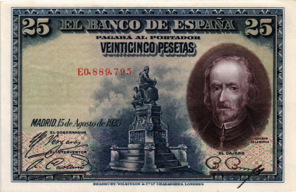 ИСПАНИЯ 25 ПЕСЕТ