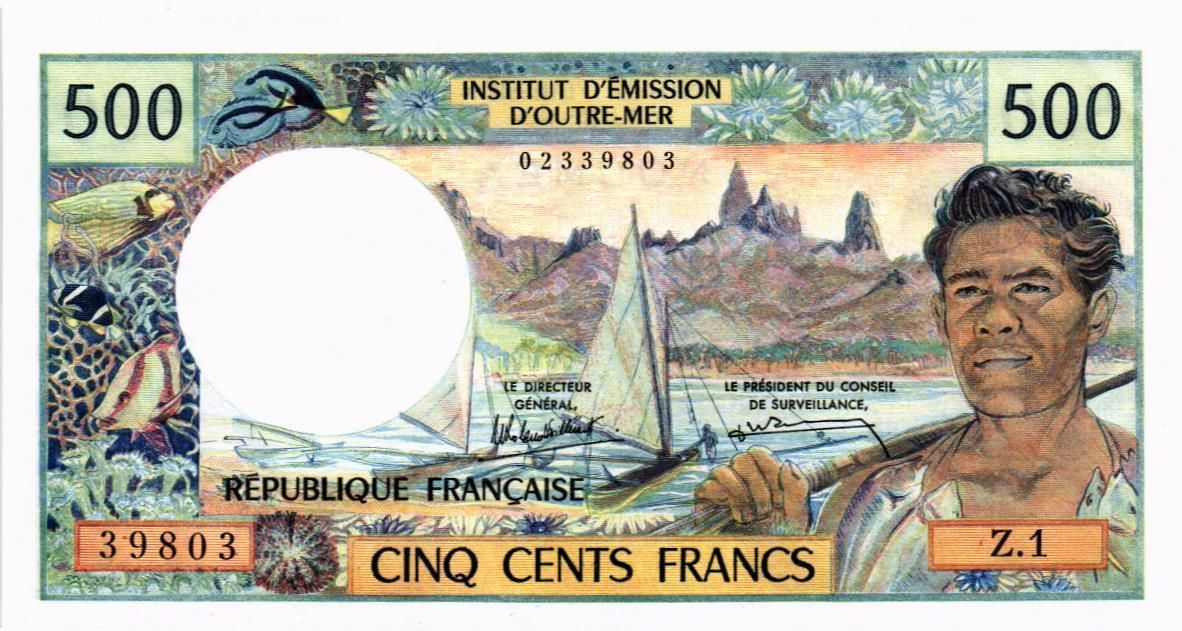 НОВАЯ КАЛЕДОНИЯ 500 ФРАНКОВ мини 1