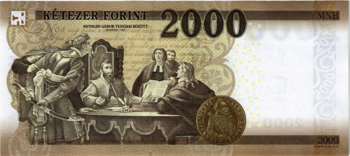 ВЕНГРИЯ 2000 ФОРИНТОВ мини 2