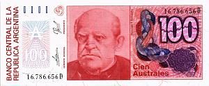 АРГЕНТИНА 100 АУСТРАЛЕЙ 1