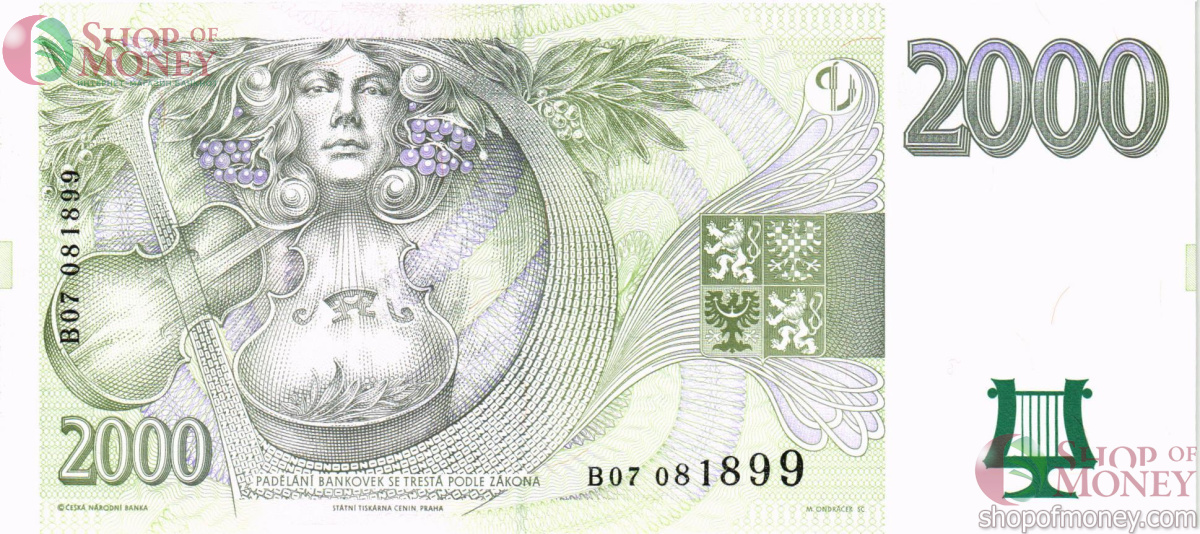 ЧЕХИЯ 2000 КРОН 2