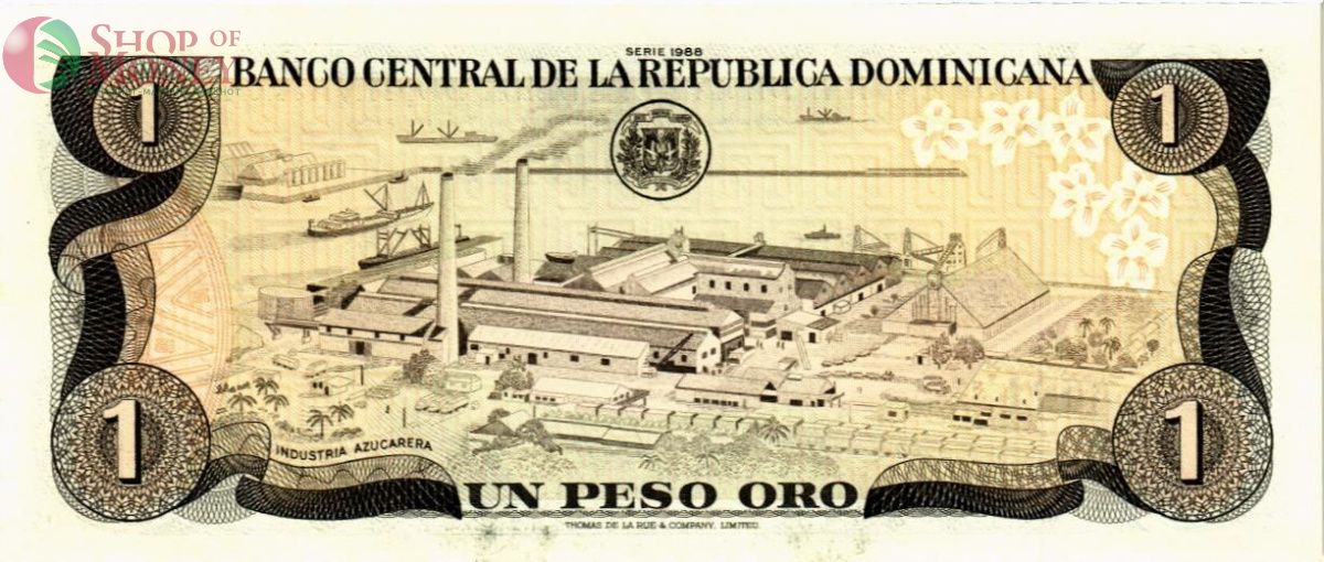 ДОМИНИКАНСКАЯ РЕСПУБЛИКА 1 ПЕСО 2