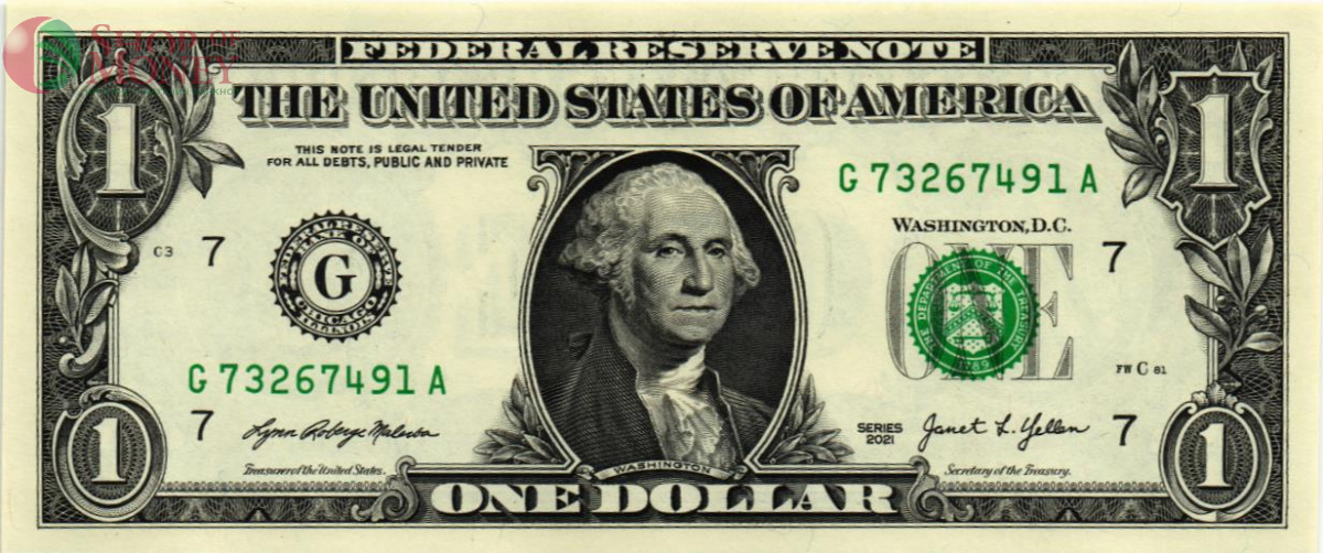 США 1 ДОЛЛАР (G - ЧИКАГО) 1