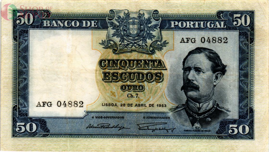 ПОРТУГАЛИЯ 50 ЭСКУДО 1