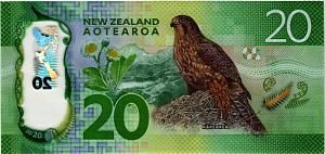 НОВАЯ ЗЕЛАНДИЯ 20 ДОЛЛАРОВ 2