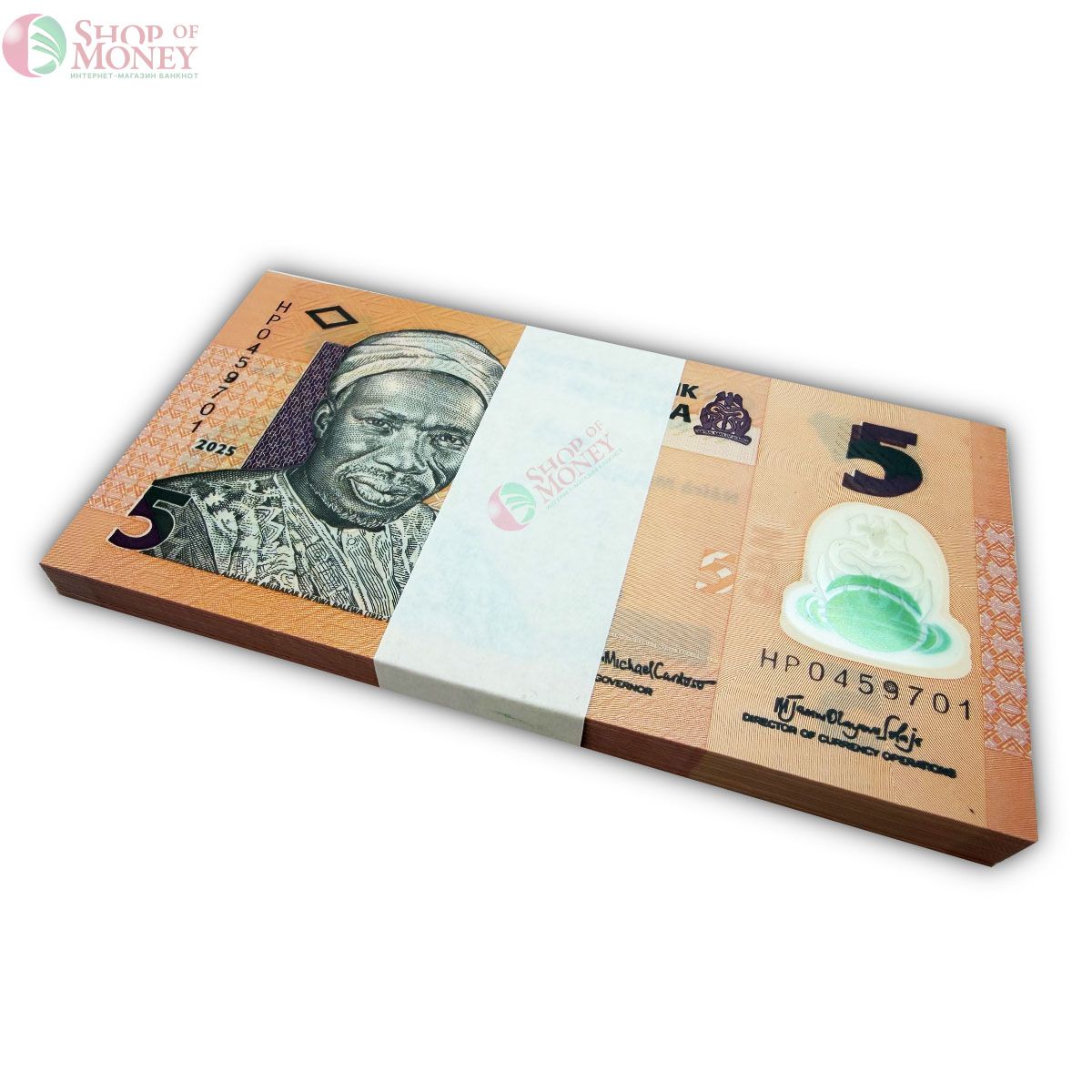 НИГЕРИЯ 5 НАЙРА (100 БАНКНОТ) 1