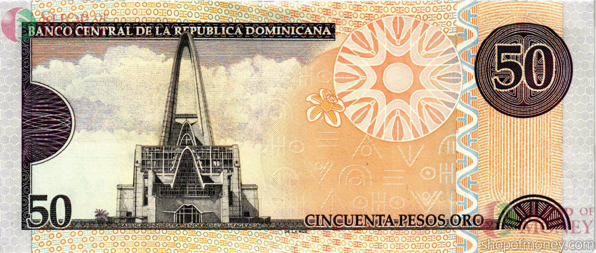 ДОМИНИКАНСКАЯ РЕСПУБЛИКА 50 ПЕСО 2