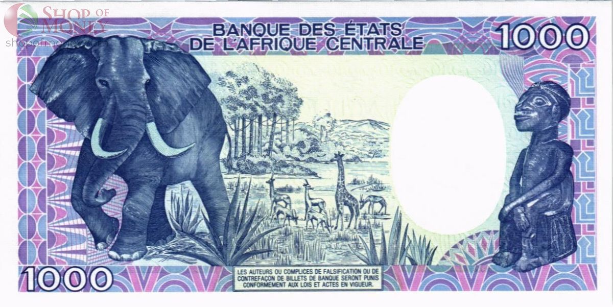 ГАБОН 1000 ФРАНКОВ 2