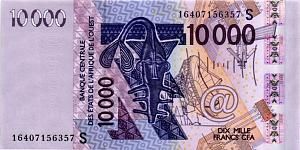 WAS - ГВИНЕЯ-БИСАУ 10000 ФРАНКОВ (S) 1