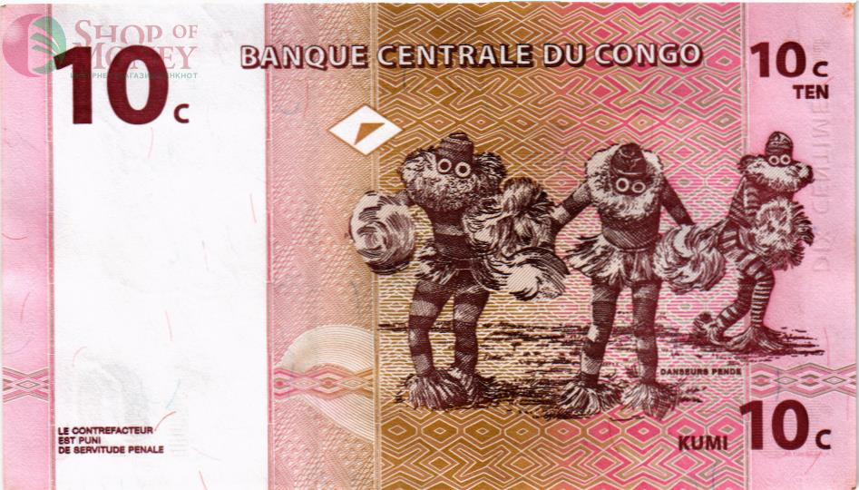 КОНГО ДР 10 САНТИМОВ 2