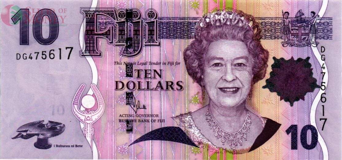 ФИДЖИ 10 ДОЛЛАРОВ 1