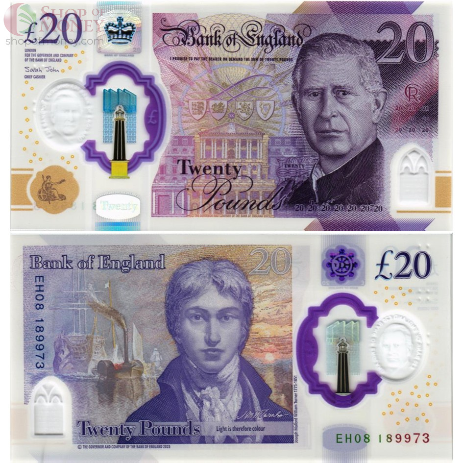 ВЕЛИКОБРИТАНИЯ / АНГЛИЯ НАБОР 5-10-20-50 ФУНТОВ 4