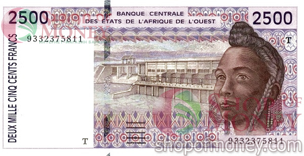 WAS - ТОГО 2500 ФРАНКОВ (T) 1