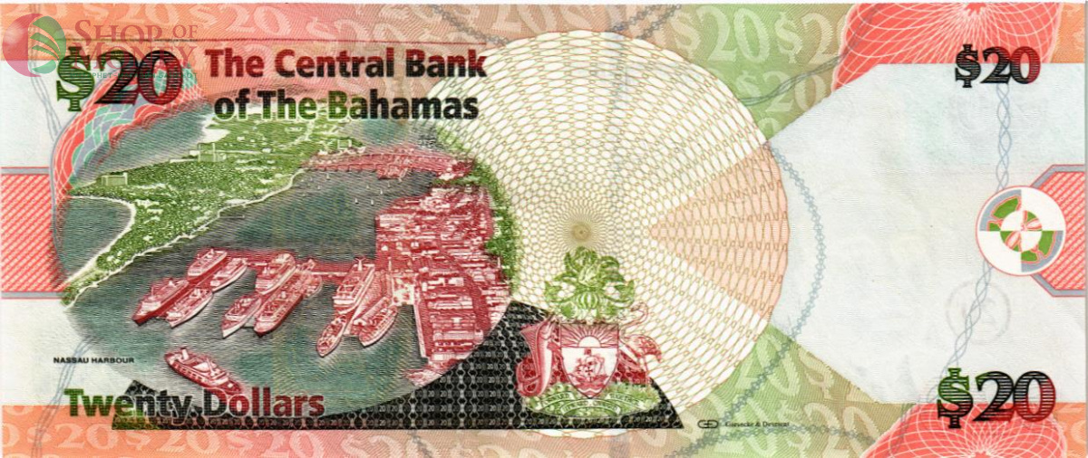 БАГАМСКИЕ ОСТРОВА 20 ДОЛЛАРОВ 2