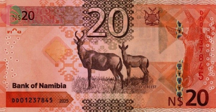 НАМИБИЯ 20 ДОЛЛАРОВ 2