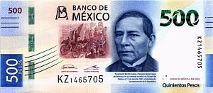 МЕКСИКА 500 ПЕСО (05.01.2022) 1