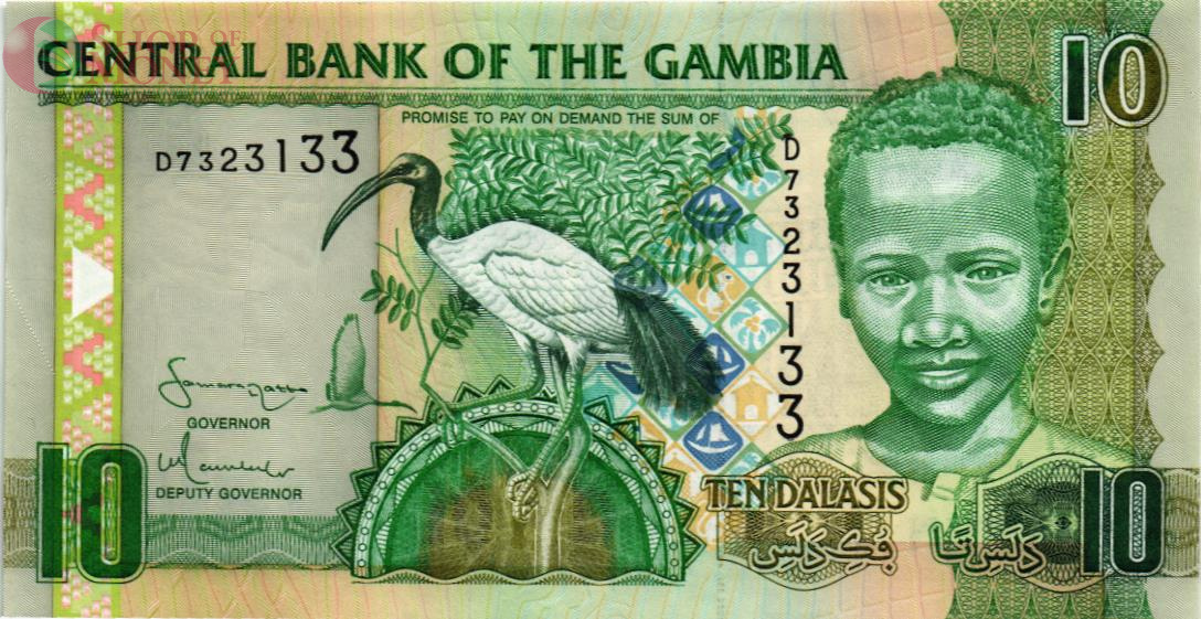 ГАМБИЯ 10 ДАЛАСИ 1