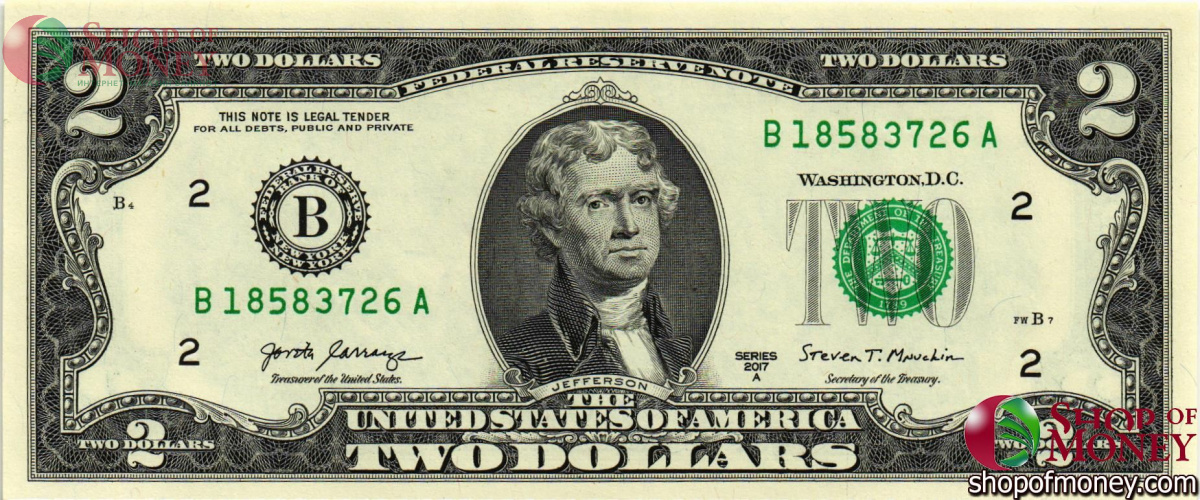 США 2 ДОЛЛАРА (B-Нью-Йорк) 1