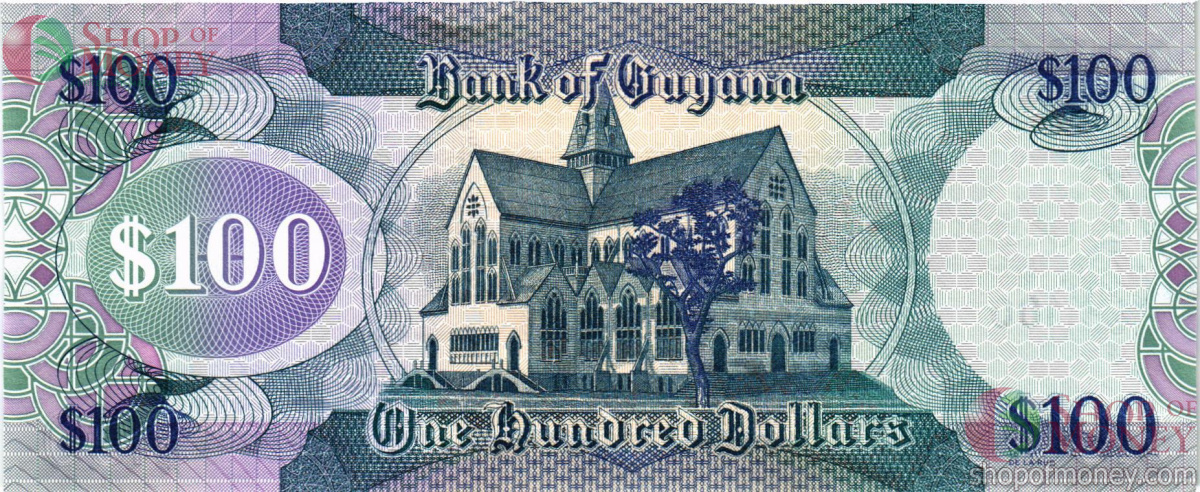 ГАЙАНА 100 ДОЛЛАРОВ 2