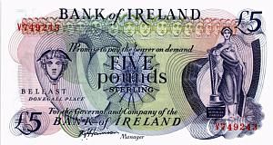 СЕВЕРНАЯ ИРЛАНДИЯ 5 ФУНТОВ (BANK OF IRELAND) 1