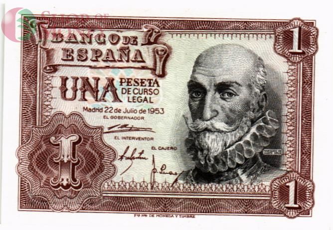 ИСПАНИЯ 1 ПЕСЕТА 1