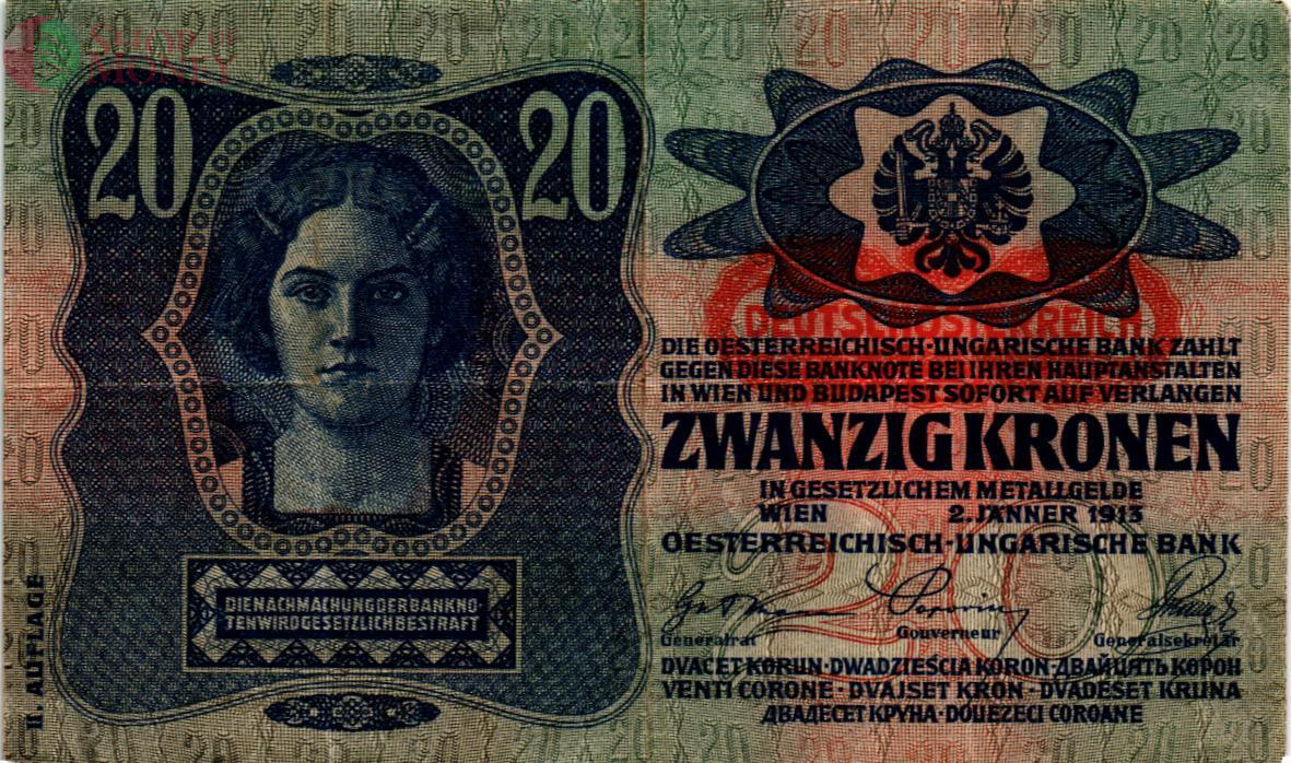 АВСТРИЯ 20 КРОН 1