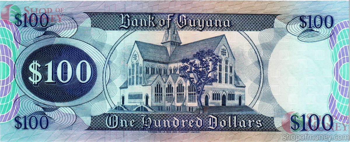 ГАЙАНА 100 ДОЛЛАРОВ 2