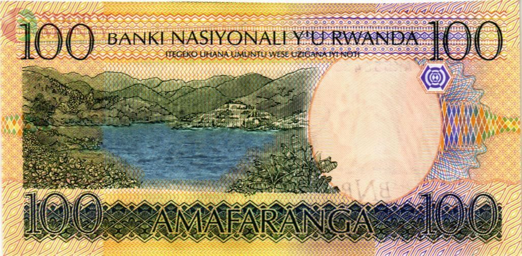 РУАНДА 100 ФРАНКОВ 2