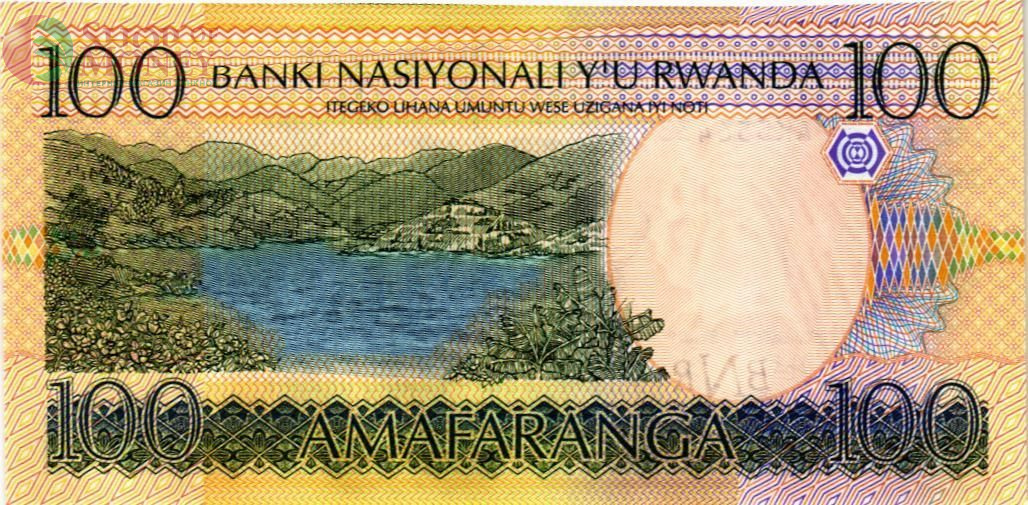 РУАНДА 100 ФРАНКОВ 2