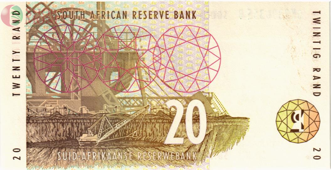 ЮАР 20 РАНД 2