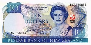 НОВАЯ ЗЕЛАНДИЯ 10 ДОЛЛАРОВ 1