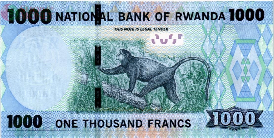 РУАНДА 1000 ФРАНКОВ 2