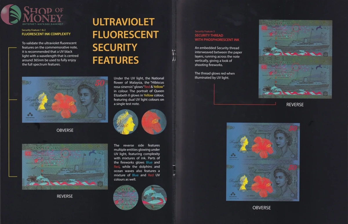 КОРОЛЕВА ЕЛИЗАВЕТА II (ТЕСТОВАЯ БАНКНОТА - В БУКЛЕТЕ) 7